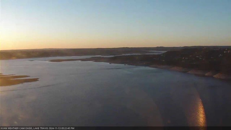 Lake Travis webcam, November 13, 2024 5:25 PM CT