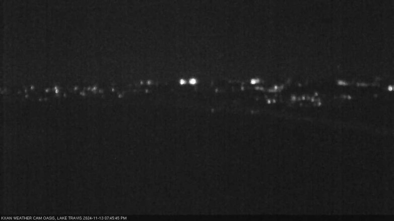 Lake Travis webcam, November 13, 2024 7:45 PM CT