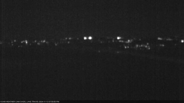 Lake Travis webcam, November 13, 2024 8:00 PM CT