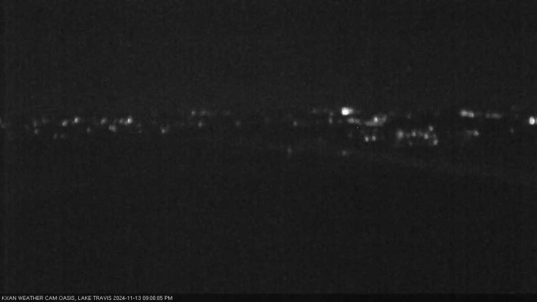 Lake Travis webcam, November 13, 2024 9:00 PM CT