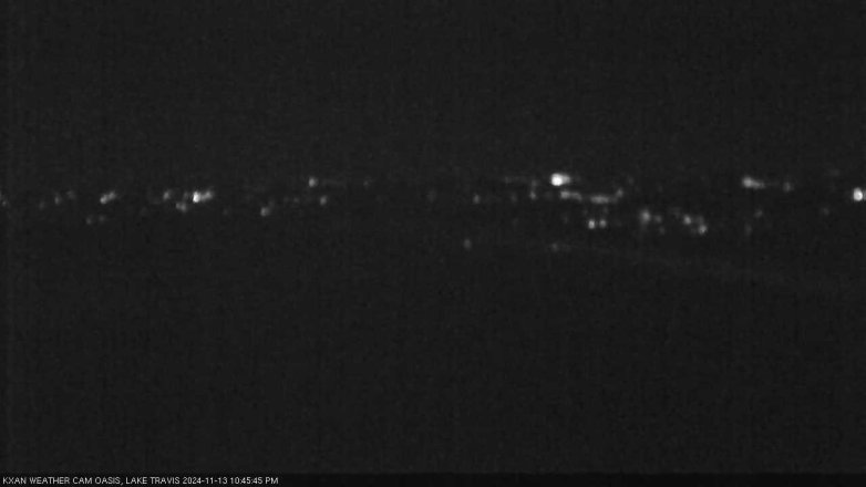 Lake Travis webcam, November 13, 2024 10:45 PM CT