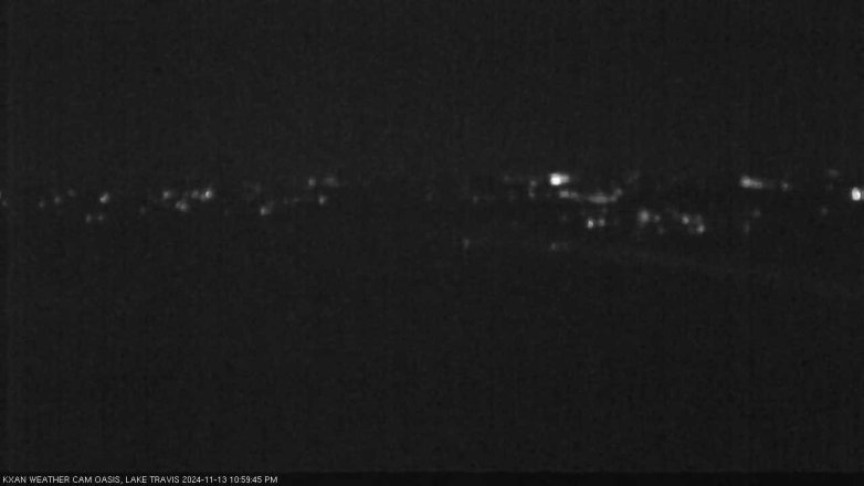 Lake Travis webcam, November 13, 2024 11:00 PM CT