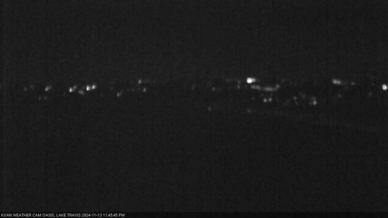 Lake Travis webcam, November 13, 2024 11:45 PM CT