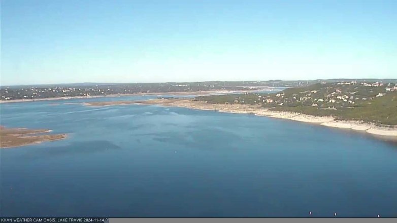 Lake Travis webcam, November 14, 2024 9:00 AM CT