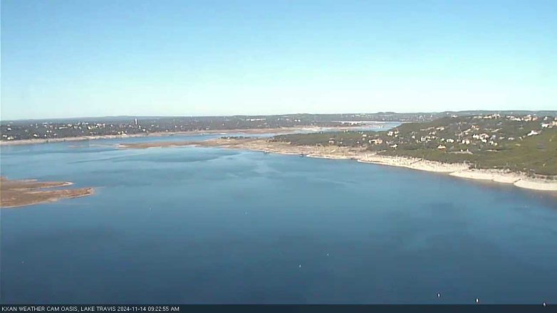 Lake Travis webcam, November 14, 2024 9:25 AM CT