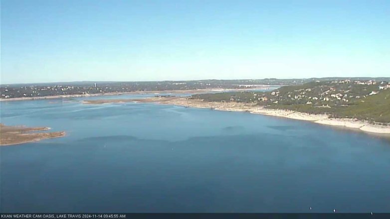 Lake Travis webcam, November 14, 2024 9:45 AM CT