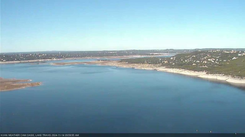 Lake Travis webcam, November 14, 2024 10:00 AM CT