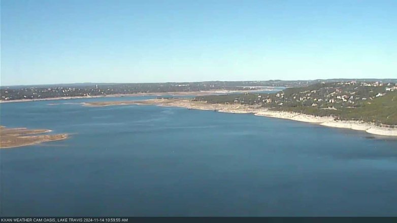 Lake Travis webcam, November 14, 2024 11:00 AM CT