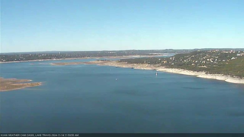 Lake Travis webcam, November 14, 2024 12:00 PM CT