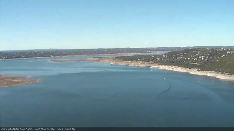 Lake Travis webcam, November 14, 2024 1:00 PM CT