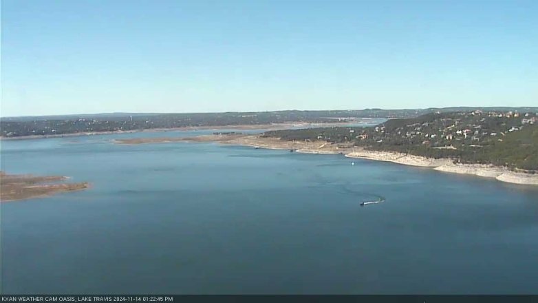 Lake Travis webcam, November 14, 2024 1:25 PM CT