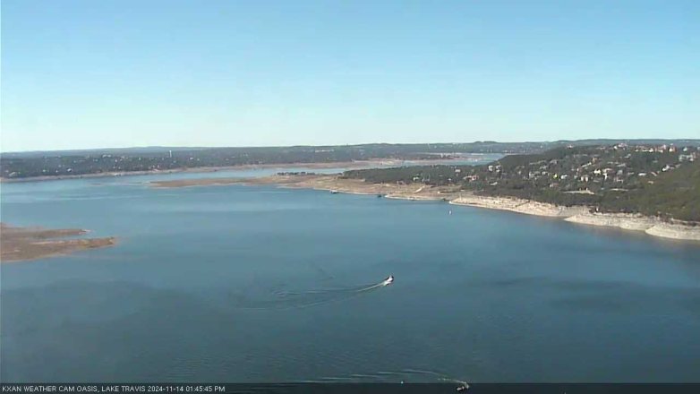 Lake Travis webcam, November 14, 2024 1:45 PM CT