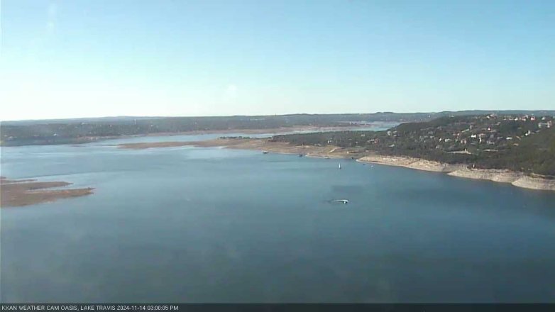 Lake Travis webcam, November 14, 2024 3:00 PM CT
