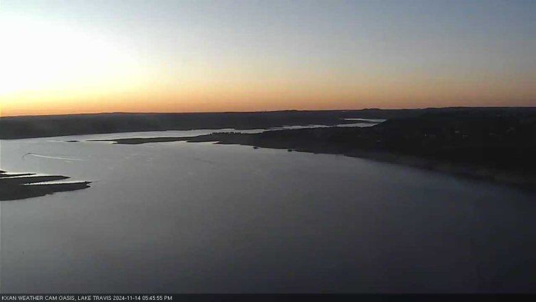 Lake Travis webcam, November 14, 2024 5:45 PM CT