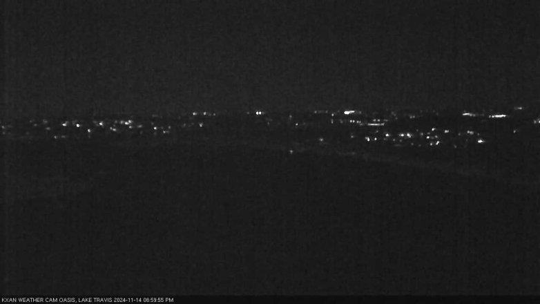 Lake Travis webcam, November 14, 2024 7:00 PM CT