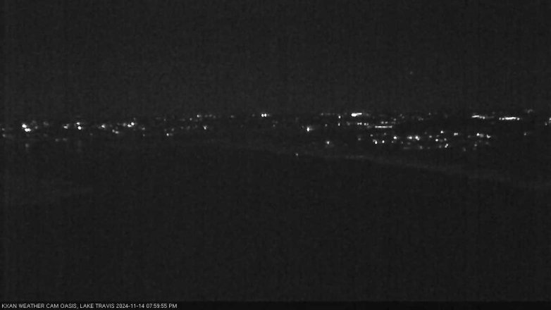Lake Travis webcam, November 14, 2024 8:00 PM CT