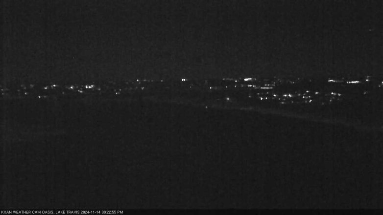 Lake Travis webcam, November 14, 2024 8:25 PM CT