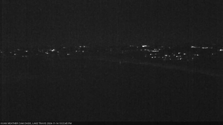 Lake Travis webcam, November 14, 2024 10:25 PM CT