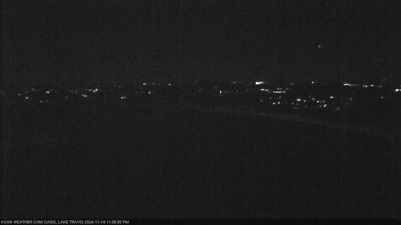 Lake Travis webcam, November 14, 2024 11:00 PM CT