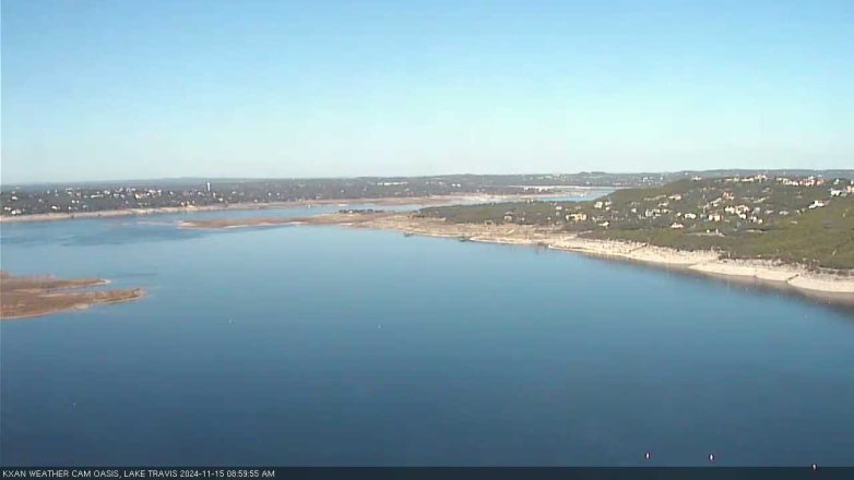 Lake Travis webcam, November 15, 2024 9:00 AM CT