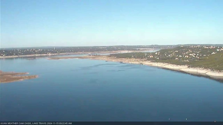 Lake Travis webcam, November 15, 2024 9:25 AM CT