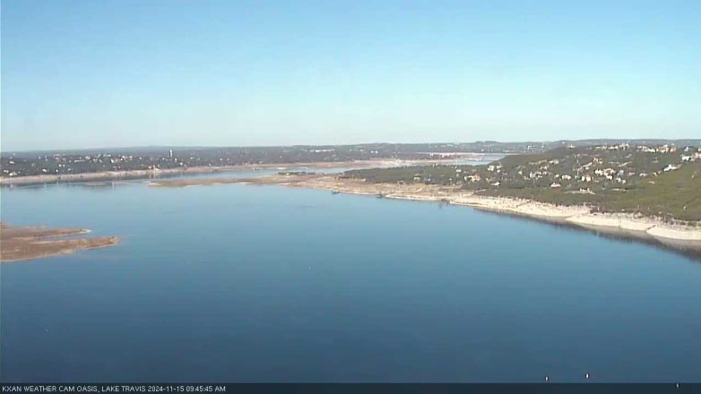 Lake Travis webcam, November 15, 2024 9:45 AM CT