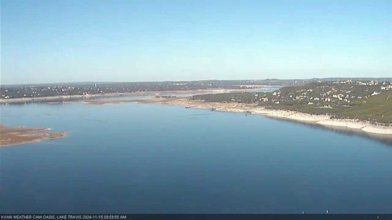 Lake Travis webcam, November 15, 2024 10:00 AM CT