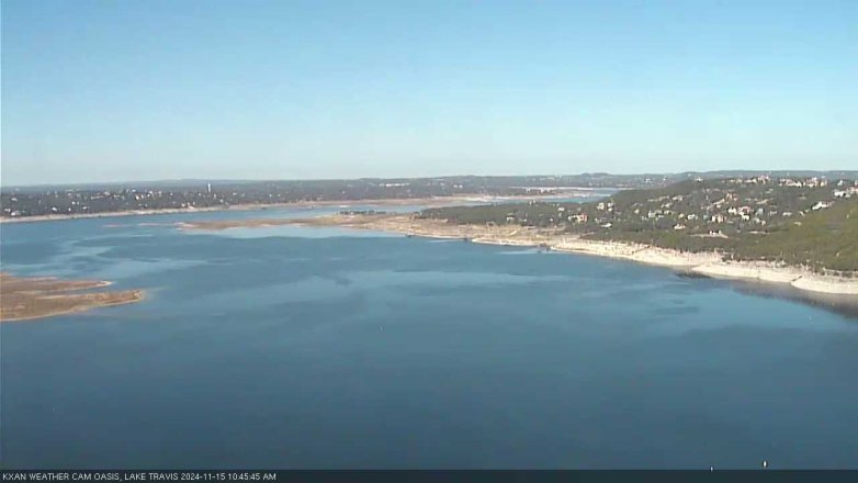 Lake Travis webcam, November 15, 2024 10:45 AM CT