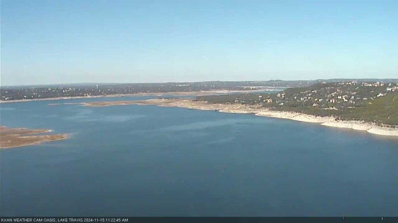 Lake Travis webcam, November 15, 2024 11:25 AM CT