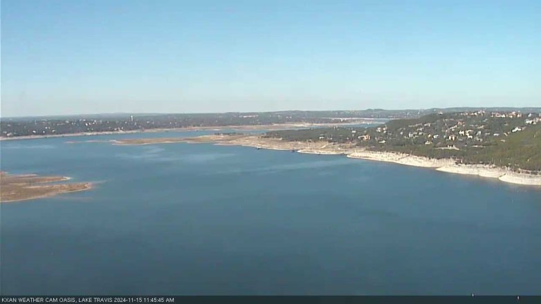 Lake Travis webcam, November 15, 2024 11:45 AM CT