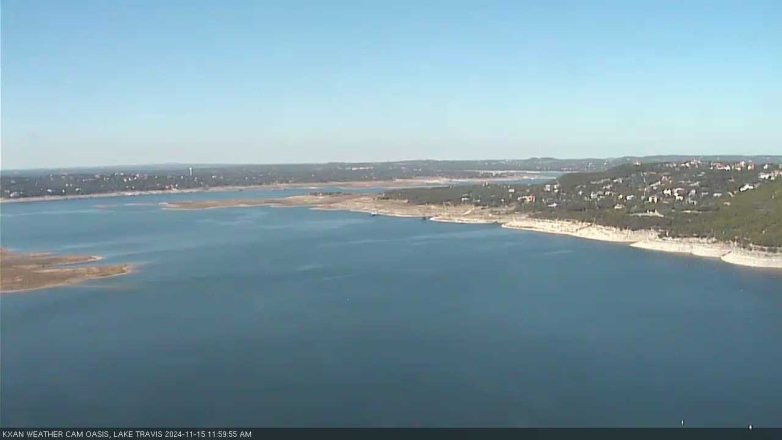 Lake Travis webcam, November 15, 2024 12:00 PM CT