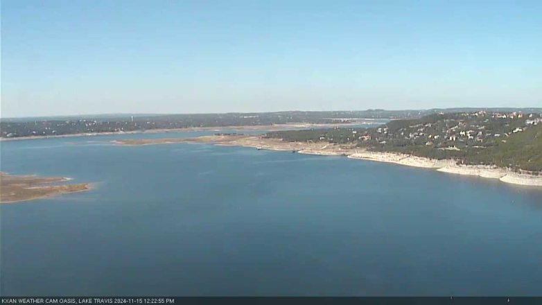 Lake Travis webcam, November 15, 2024 12:25 PM CT