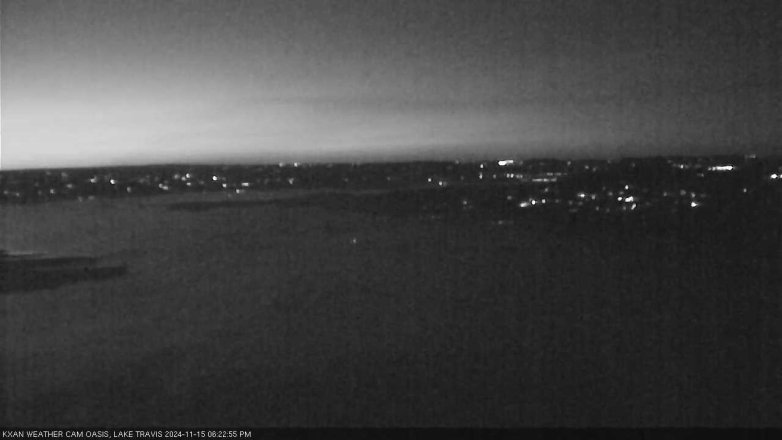 Lake Travis webcam, November 15, 2024 6:25 PM CT