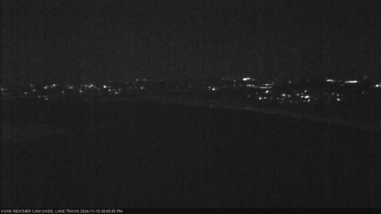 Lake Travis webcam, November 15, 2024 8:45 PM CT
