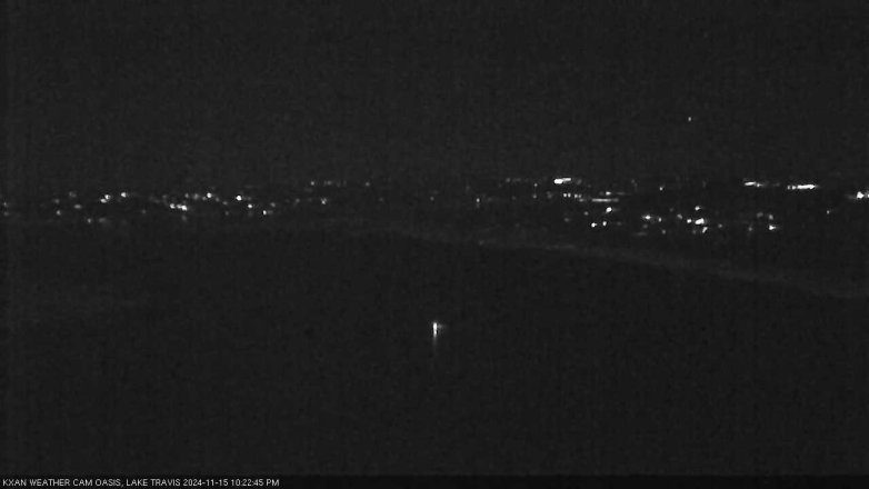 Lake Travis webcam, November 15, 2024 10:25 PM CT