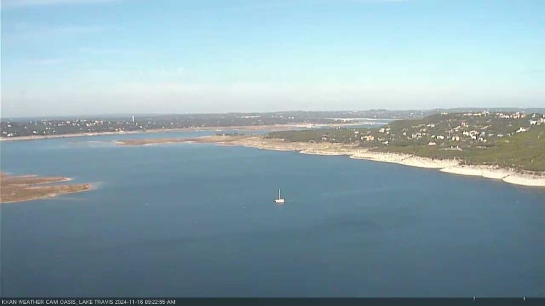 Lake Travis webcam, November 16, 2024 9:25 AM CT