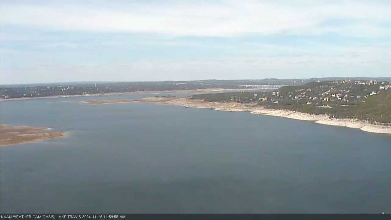 Lake Travis webcam, November 16, 2024 12:00 PM CT