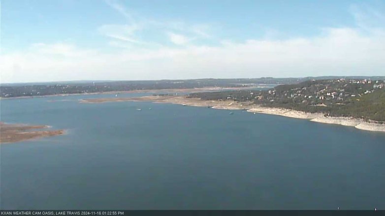 Lake Travis webcam, November 16, 2024 1:25 PM CT