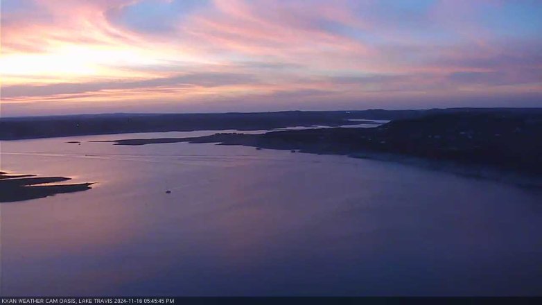 Lake Travis webcam, November 16, 2024 5:45 PM CT