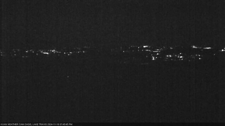 Lake Travis webcam, November 16, 2024 7:45 PM CT