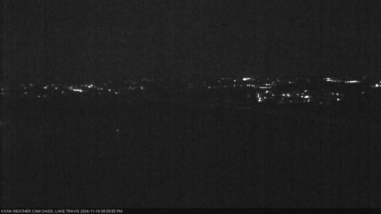 Lake Travis webcam, November 16, 2024 9:00 PM CT