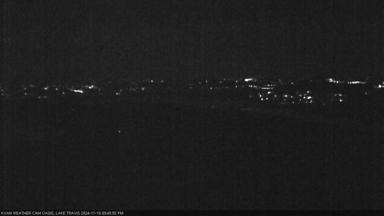 Lake Travis webcam, November 16, 2024 9:45 PM CT