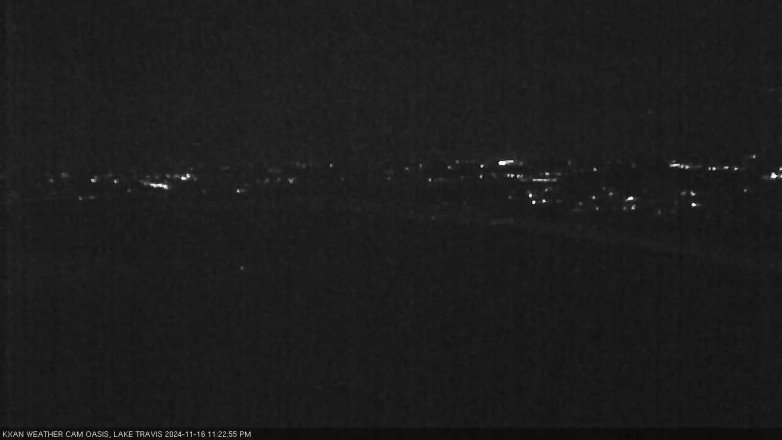 Lake Travis webcam, November 16, 2024 11:25 PM CT