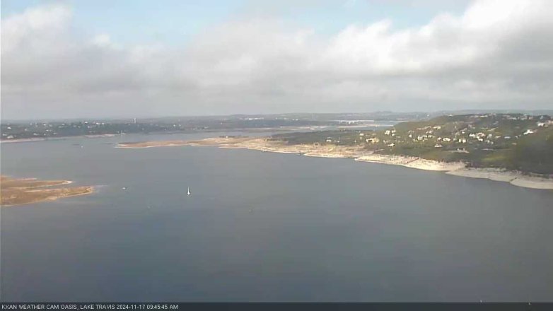 Lake Travis webcam, November 17, 2024 9:45 AM CT