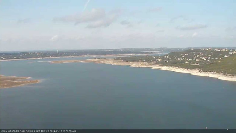 Lake Travis webcam, November 17, 2024 11:00 AM CT