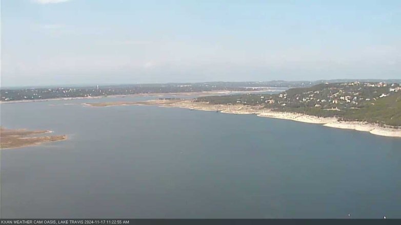 Lake Travis webcam, November 17, 2024 11:25 AM CT