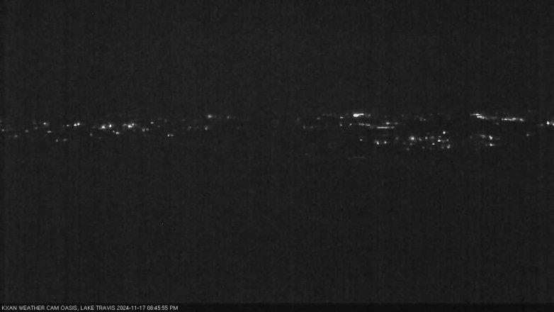 Lake Travis webcam, November 17, 2024 6:45 PM CT
