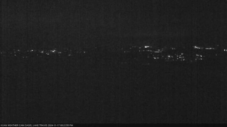 Lake Travis webcam, November 17, 2024 8:25 PM CT