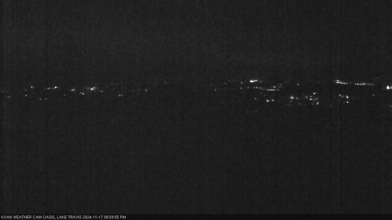 Lake Travis webcam, November 17, 2024 9:00 PM CT