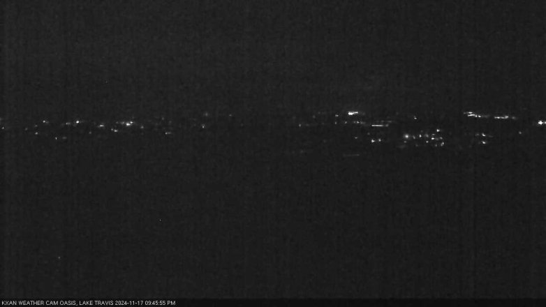 Lake Travis webcam, November 17, 2024 9:45 PM CT